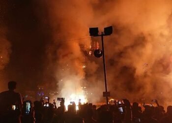 ದಾಂಡೇಲಿ: ಸಾವಿರ ಜನರ ಸಮ್ಮುಖದಲ್ಲಿ ದುಷ್ಟಶಕ್ತಿಗಳ ಸಾಮೂಹಿಕ ಸಂಹಾರ!