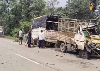 Serial accident One dead many hurt