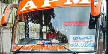 The driver of a moving bus has a heart attack!