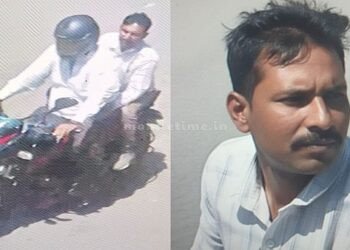 The one who comes on a bike is the thief!