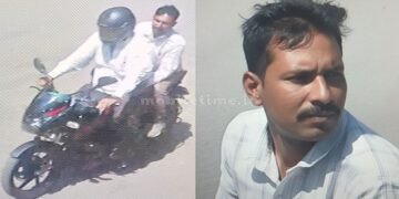 The one who comes on a bike is the thief!