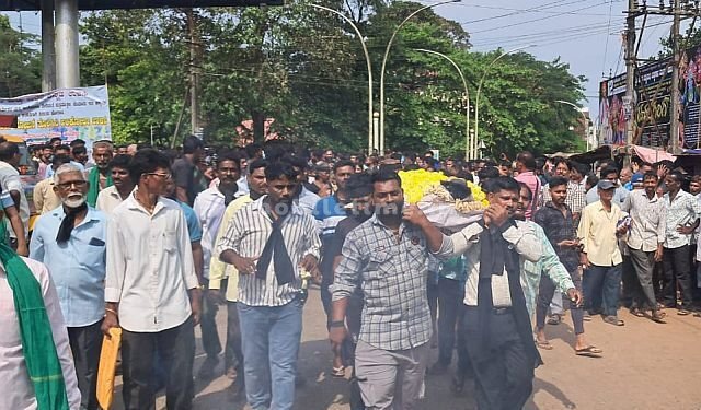 5 thousand people witnessed the funeral procession!