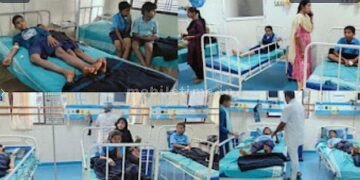 A mess in a rice bowl Children hospitalized after eating!