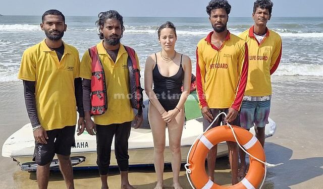 Foreign woman swept away by Arabian Sea wave Rescued