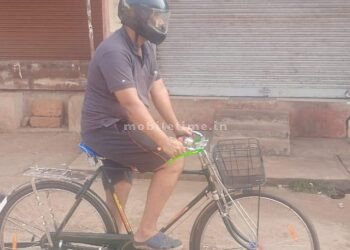 Helmets are mandatory for cyclists too!