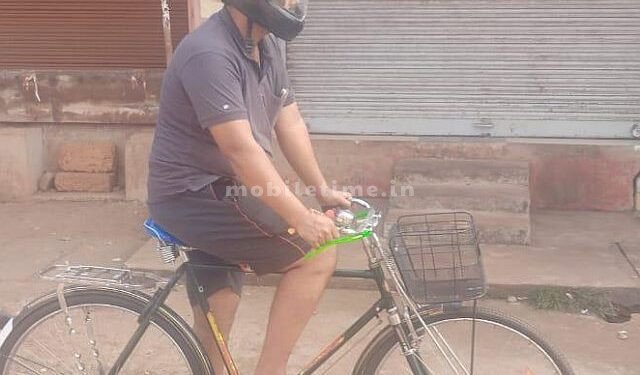 Helmets are mandatory for cyclists too!