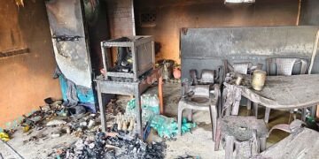 Hotel destroyed in fire accident