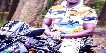 The death of a person who punched a bike into a tree