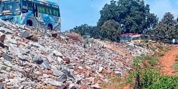 The school in sight is 2 km away!