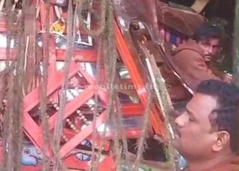 Accident Driver trapped inside lorry!