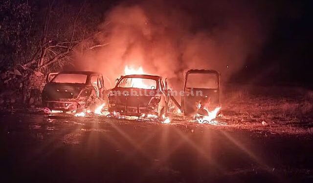 Cylinder explosion Auto fire with two cars!