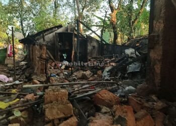 Cylinder explosion Chirekallai house ruptured.. ruptured!