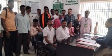 Encroachment made the forest officer sweat!