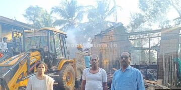 Fire breaks out at Achari Mill!