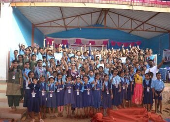 Health fair at government school