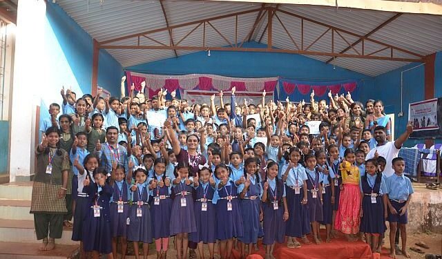 Health fair at government school