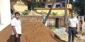 The Gram Panchayat got the sand!