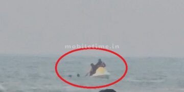 Entering the beach drunk Today is a blessed day for that tourist!