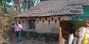 A quintal of stolen rice found in a dilapidated room!