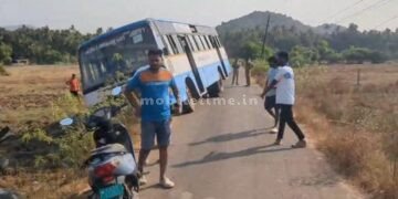 ಸರ್ಕಾರಿ‌ ಬಸ್ಸಿನ ಸ್ಟೇರಿಂಗ್ ಕಟ್!