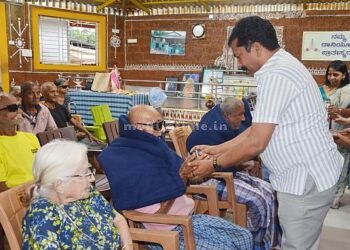 `Skodves service at Suyoga Ashram'