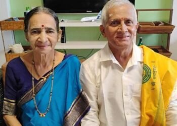 Ceremony honoring teacher couple