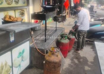 ಗ್ಯಾಸ್ ಟ್ರಬಲ್: ಹೊಟೇಲ್ ಒಳಗೆ ಅಡಗಿದ್ದ ಮನೆ ಬಳಕೆ ಸಿಲೆಂಡರ್!