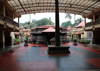 Manjaguni Temple All preparations for dedication ceremony