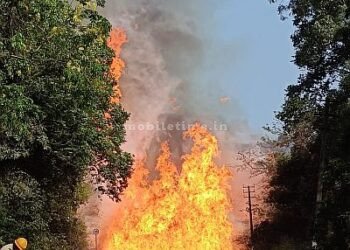A tanker full of petrol exploded!