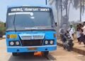 Bhatkal Bus catches fire!