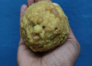 A big laddu that makes you sleepy!