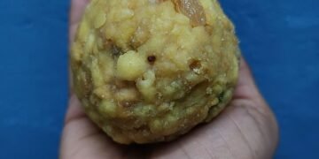 A big laddu that makes you sleepy!
