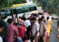 A wedding that was marred by an accident!