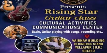 Guitar training along with singing There is no age limit to learning music!