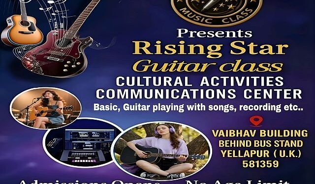 Guitar training along with singing There is no age limit to learning music!