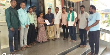 ಪೆಟ್ರೋಲ್, ಡೀಸೆಲ್ ದರ ಏರಿಕೆ ಖಂಡಿಸಿ ರೈತ ಸಂಘದಿಂದ ಮನವಿ