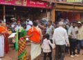 Sravani-Subrahmanya in the sacred place!