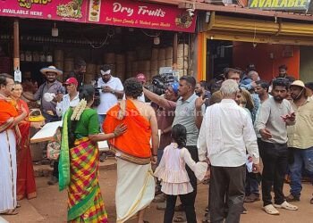 Sravani-Subrahmanya in the sacred place!