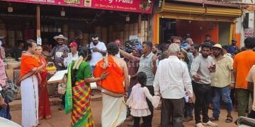 Sravani-Subrahmanya in the sacred place!