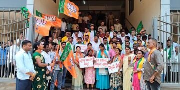 Violent struggle BJP voices concern over farmers' problems