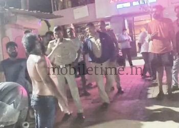 A rowdy who threatened the police!