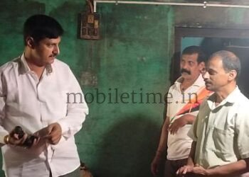 BJP leader visits house that caught fire