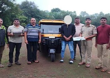 Transporting marijuana in a rickshaw Arrest!