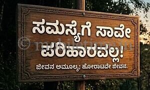 `ನನ್ನ ಸಾವಿಗೆ ನಾನೇ ಕಾರಣ’