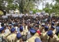 Ankola People take to the streets against the port!