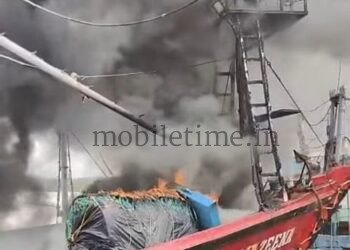 Honnavar Fire breaks out on the seashore!