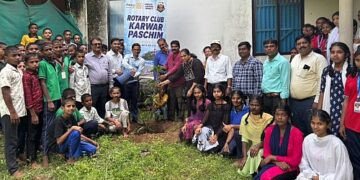 Karwar Rotary members' love for greenery