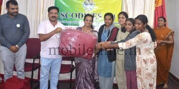 Sirsi Bed sheets distributed to hostel students