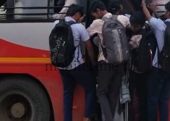 Yellapur Government Bus A Circus Act to Get to School!
