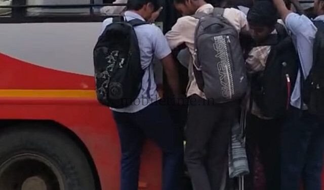 Yellapur Government Bus A Circus Act to Get to School!